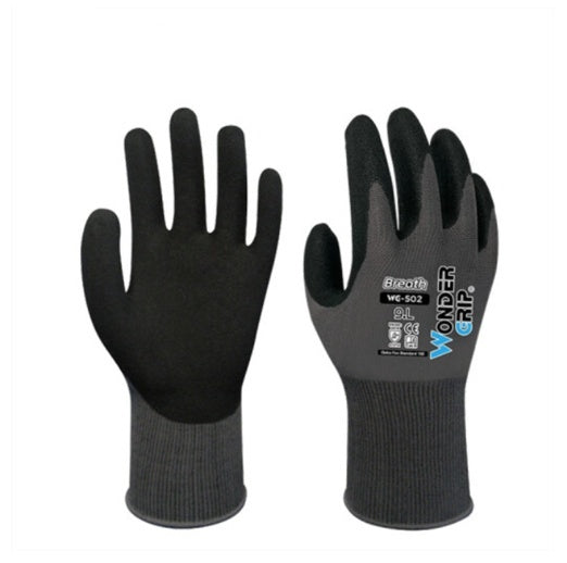 Gloves Nitrile Intumescent Coating Universal Breathable, Non-slip, Wear-resistant WG-502 Polyester Material Handling 