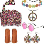 Tie Dye Cloak Costume Halloween Party Clothing Suit - EX-STOCK Canada