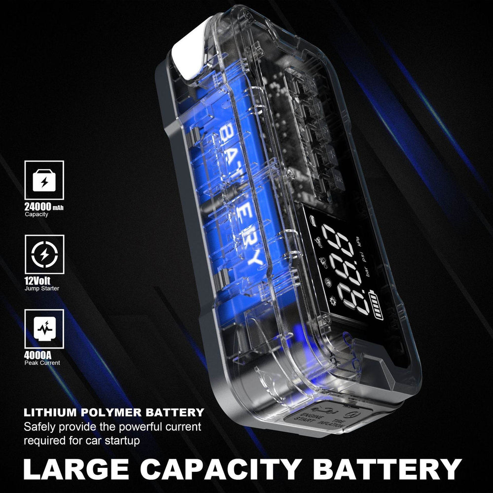 Automobile Emergency Start Power Source Car Built-in Inflatable EX-STOCK Canada 