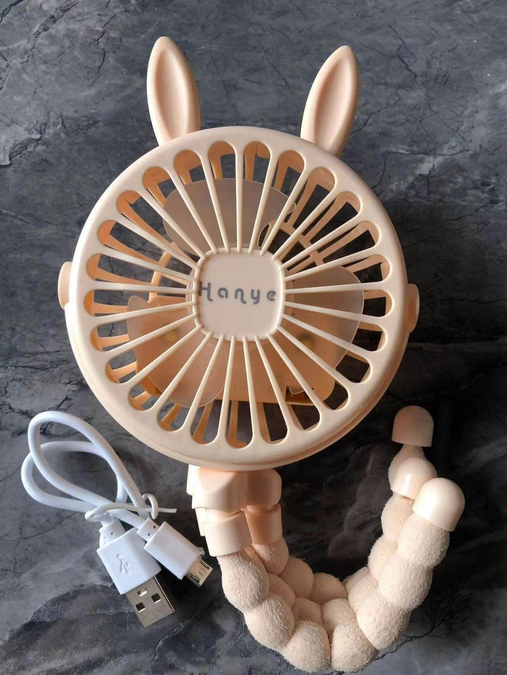 USB Powered summer heat Handheld fan with stand and Night light - EX-STOCK Canada