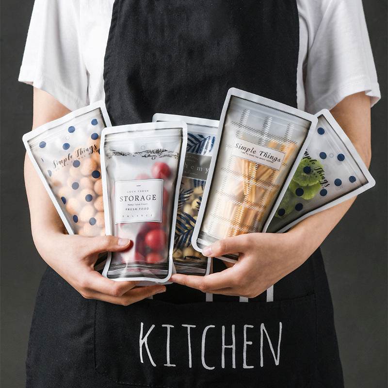 Food Storage Bag Reusable Ziplock Bags Cookie seal Bag - EX-STOCK Canada