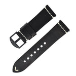 Discoloring Oil Wax Top Layer Cowhide Watch Strap - EX-STOCK Canada