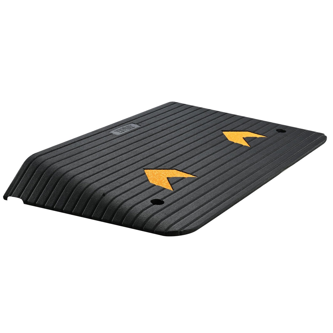 Upgraded Rubber Threshold Ramp, 3.5 Rise Door Ramp With 1 Channel, Natural Rubber Car Ramp With Non-Slip Textured Surface, 33069 Lbs Load Capacity Curb Ramp For Wheelchair And Scooter EX-STOCK