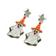 Halloween Day Ornament Colorful Ghost Eyes Funny Acrylic Earrings For Women - EX-STOCK Canada