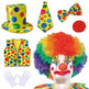 Halloween Clown Wig Dress Up Costume - EX-STOCK Canada