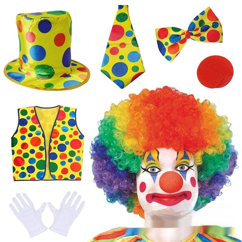 Halloween Clown Wig Dress Up Costume - EX-STOCK Canada