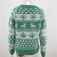 Elk Autumn And Winter New Knitted Round Neck Women's Christmas Snowflake Pullover Women's Sweater - EX-STOCK Canada