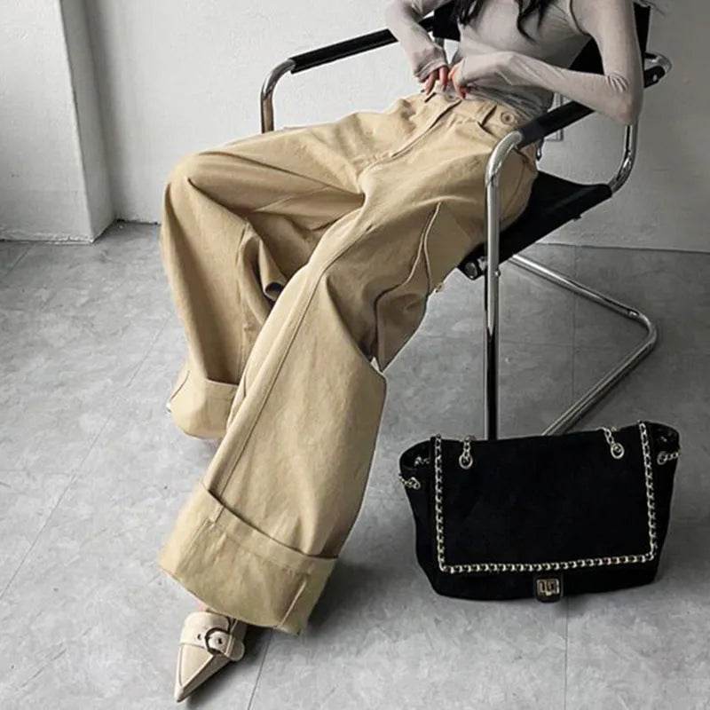 Casual Straight-leg Baggy Jeans Pant For Women - EX-STOCK Canada