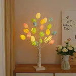 Easter Decoration 60cm Birch Tree Home Easter Egg LED Light Gift Spring Party Tabletop Ornaments Light Easter Party Kids Gifts - EX-STOCK CANADA