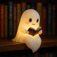 Cute LED Ghost Night Light Children's Nightlight Gift Bedside Sleep Lamp Halloween Decorations Lovely Ghost Lamp Warm Light - EX-STOCK Canada