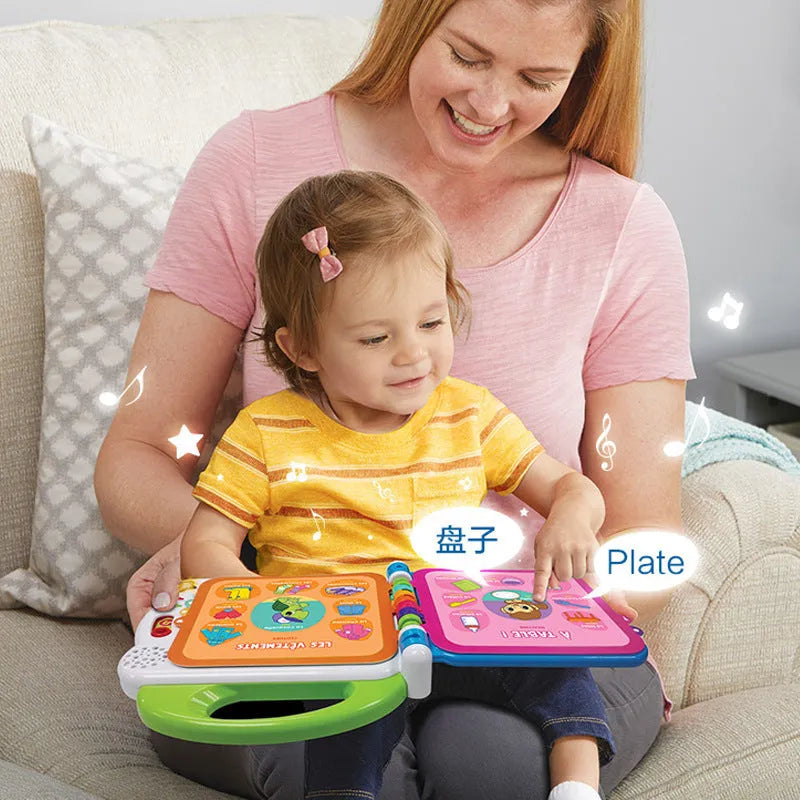 Touch Book Early Childhood Education Music Story Bilingual Learning Machine - EX-STOCK CANADA