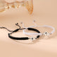 Bracelets de couple puzzle amour soleil lune ajustables tissés à la main - EX-STOCK Canada