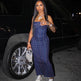 Fashion Strapless Tube Top Denim Long Fitted Jeans Dress - EX-STOCK Canada