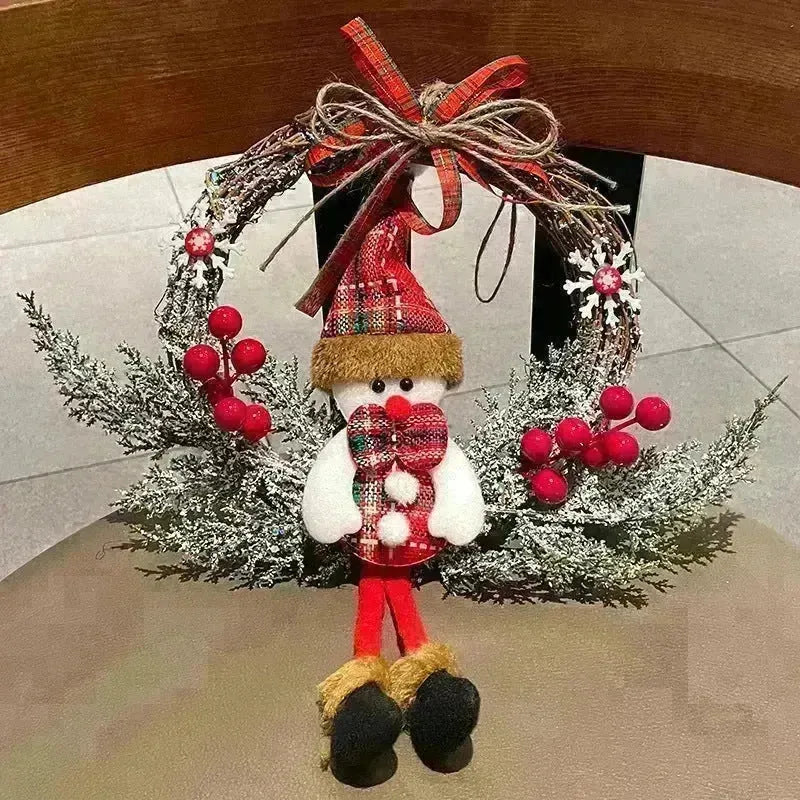 Old Man Snowman Elk Vine Ring Christmas - EX-STOCK CANADA