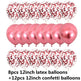 Sequined Latex Balloons for Birthday & Wedding Decorations – 12 Inch Colorful Party Balloons