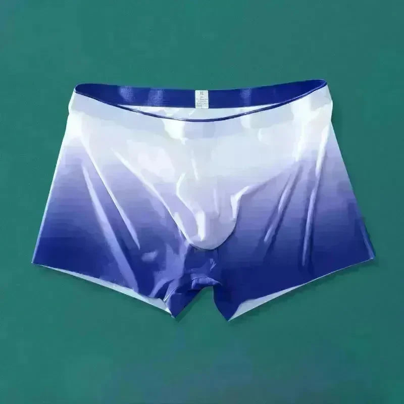 Ice Silk Men's Breathable Full Seamless Boxer Brief Pant underwear - EX-STOCK CANADA