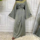 Fashion Embroidered Satin Abaya Dress Middle East Fancy Plain Dubai Abaya - EX-STOCK Canada