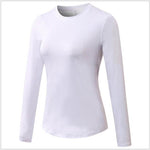 Quick Drying Breathable Long Sleeve Yoga Workout Gym T-shirt for women - EX-STOCK Canada
