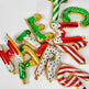 14 Pieces Of 16 Inch Candy Colored Christmas Banner Christma - EX-STOCK Canada