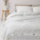 Pure Linen Bed Sheet Duvet Cover Washed Fabric EX-STOCK Canada 