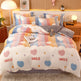 Coral Fleece Duvet Cover Sheet Flannel Pillowcase EX-STOCK Canada 