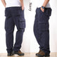 Multi-pocket Men's Casual Loose Labor Protection Cargo Pants - EX-STOCK Canada