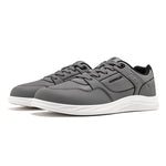 Color-Block Wide Toe Sneakers – Breathable Mesh, Soft Sole, Sports-Casual grey