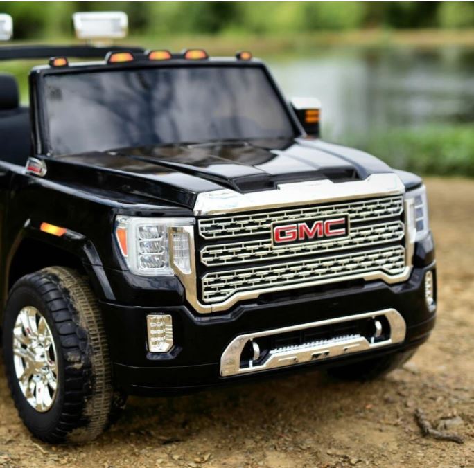 2026 UPGRADED GMC Sierra 24V 2 Seater Kids Ride On Car With Remote Control 