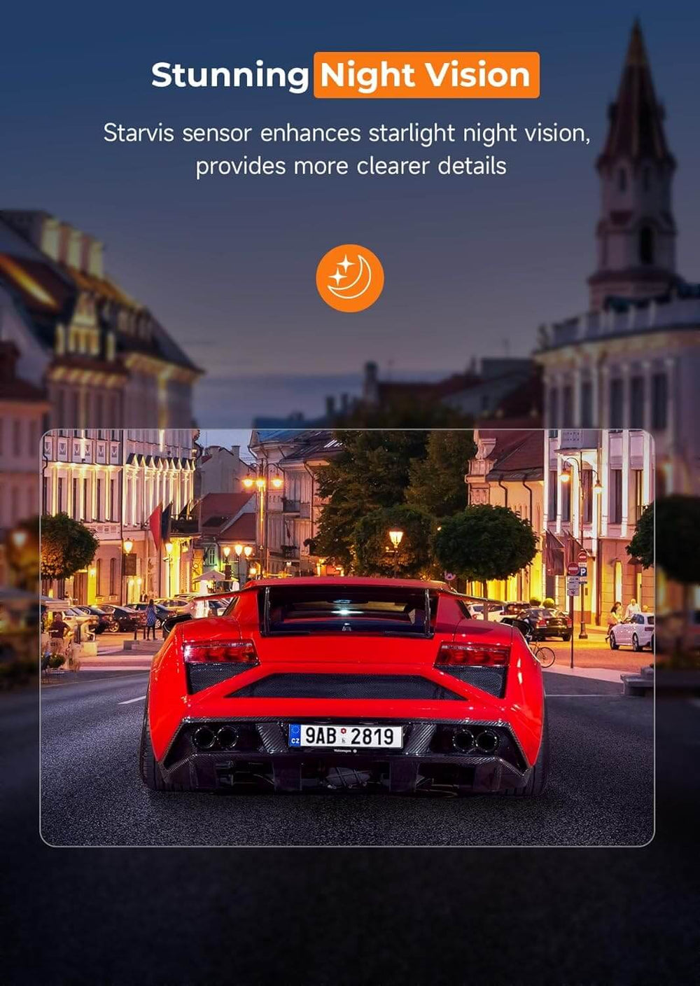Cámara Dash LDAS A20 WiFi, Cámara para Coche 2.5K, Dashcams con App, Visión Nocturna, Sensor G, Grabación en Bucle, Modo de Estacionamiento 24H, Tarjeta SD de 128G Gratis, Soporta hasta 256GB (Negro)EX-STOCK Canada 