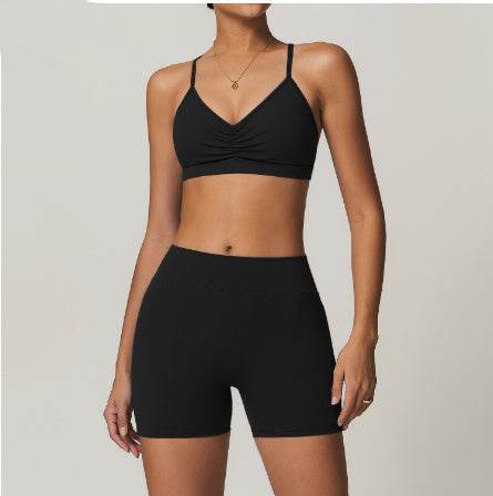 2pcs Yoga Outfit set Sport Fitness Workout Gym wear for women - EX-STOCK Canada