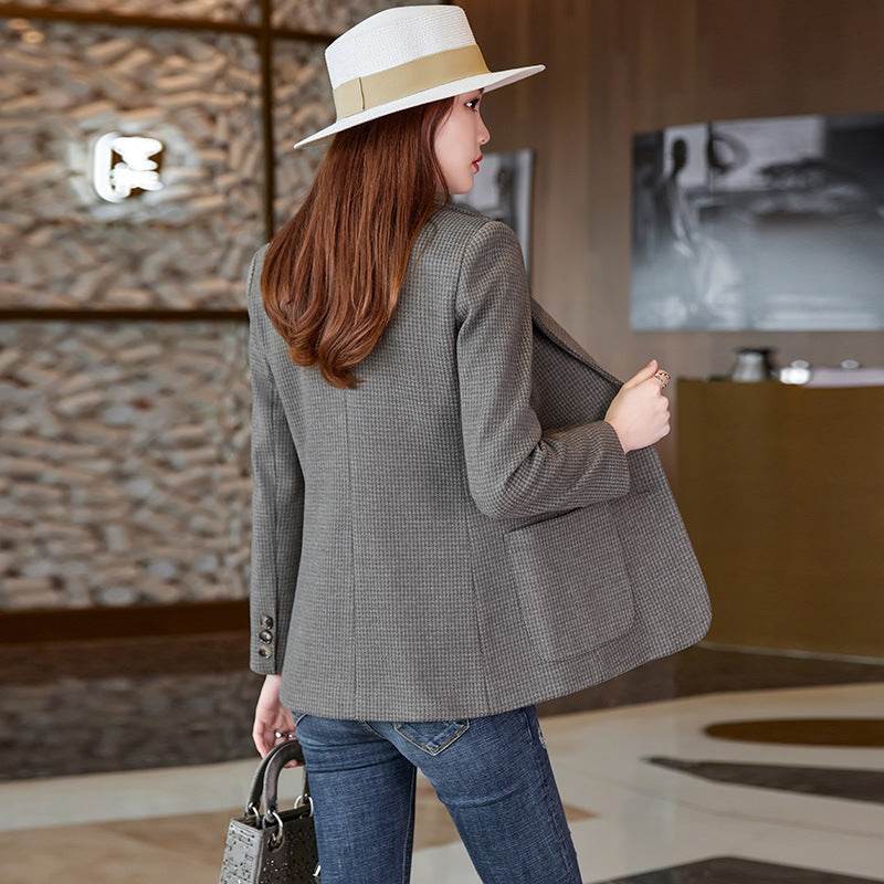 Professional office Business Tweed Blazer Women - EX-STOCK Canada