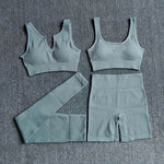6pcs Yoga Workout Outfit set for women Gym clothes - EX-STOCK Canada