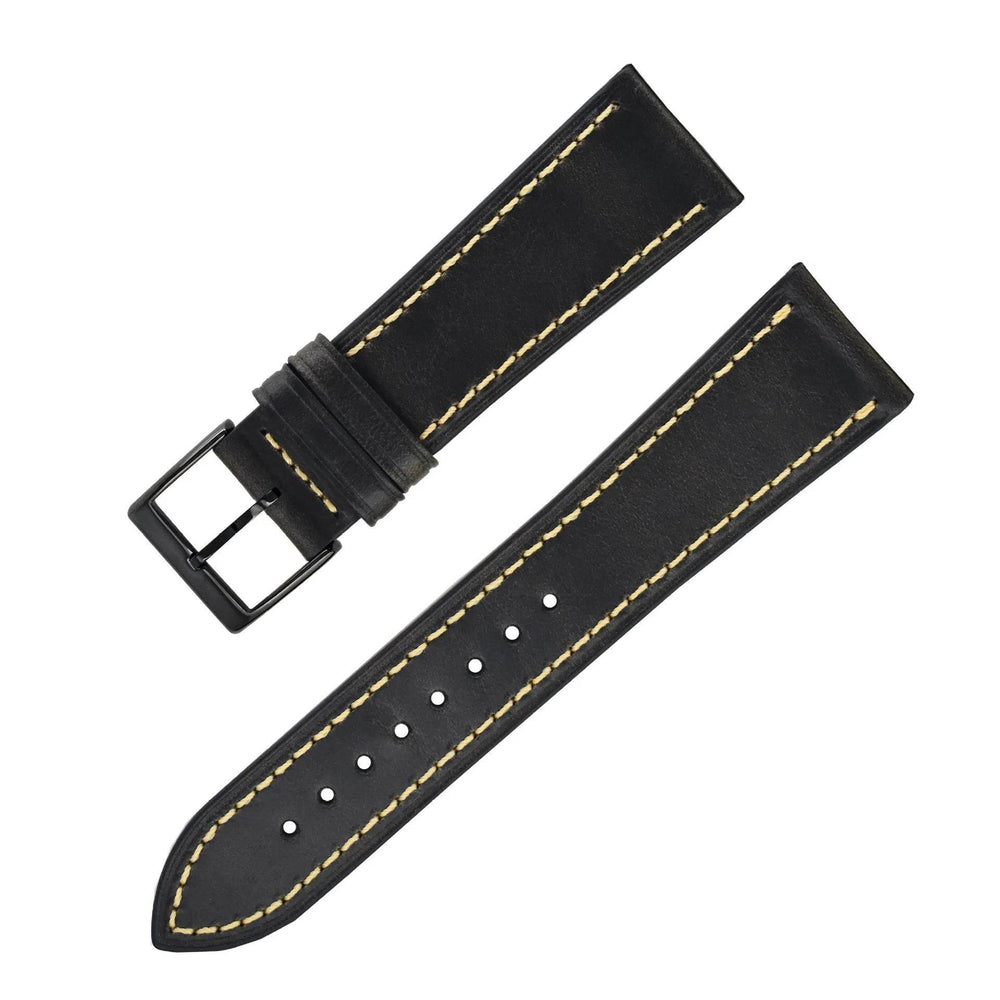 Wax Leather Watch Strap Watch Band Genuine Leather Genuine Leather Watch Band Soft Thin - EX-STOCK Canada