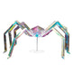 3FT Halloween Decorations Light Up Spider, Outdoor Halloween Decor Lighted Iridescent Spider - EX-STOCK Canada