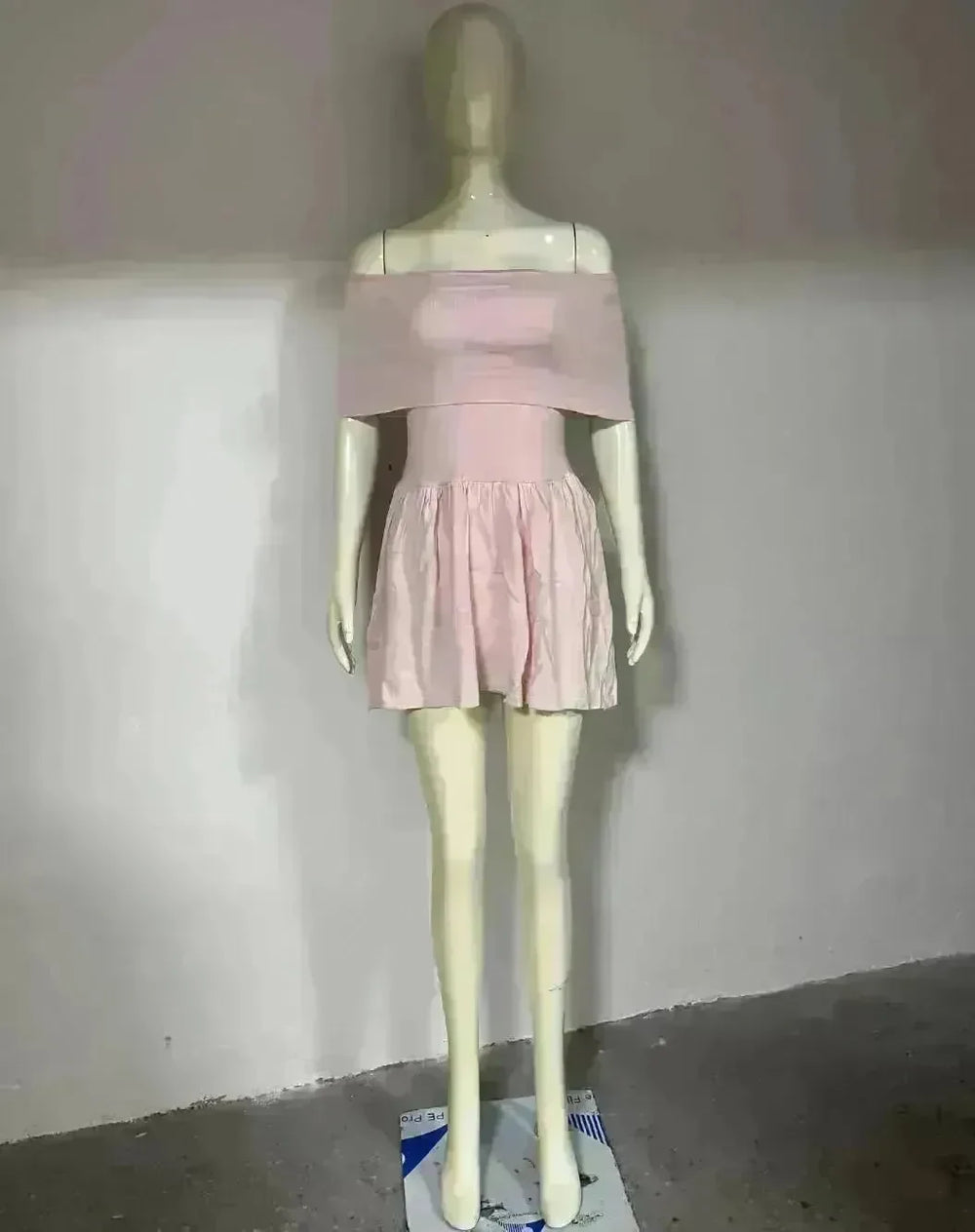 European And American Women Style Beach Holiday Party Cocktail Off Shoulder Mini Skater Dress for Ladies - EX-STOCK CANADA