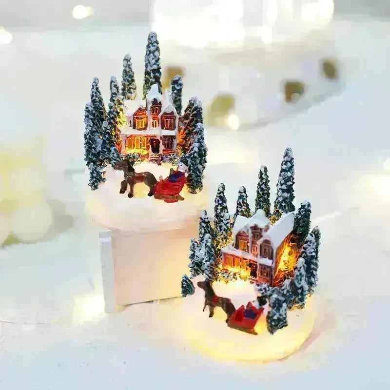 Christmas Decorations Resin House Gifts - EX-STOCK CANADA
