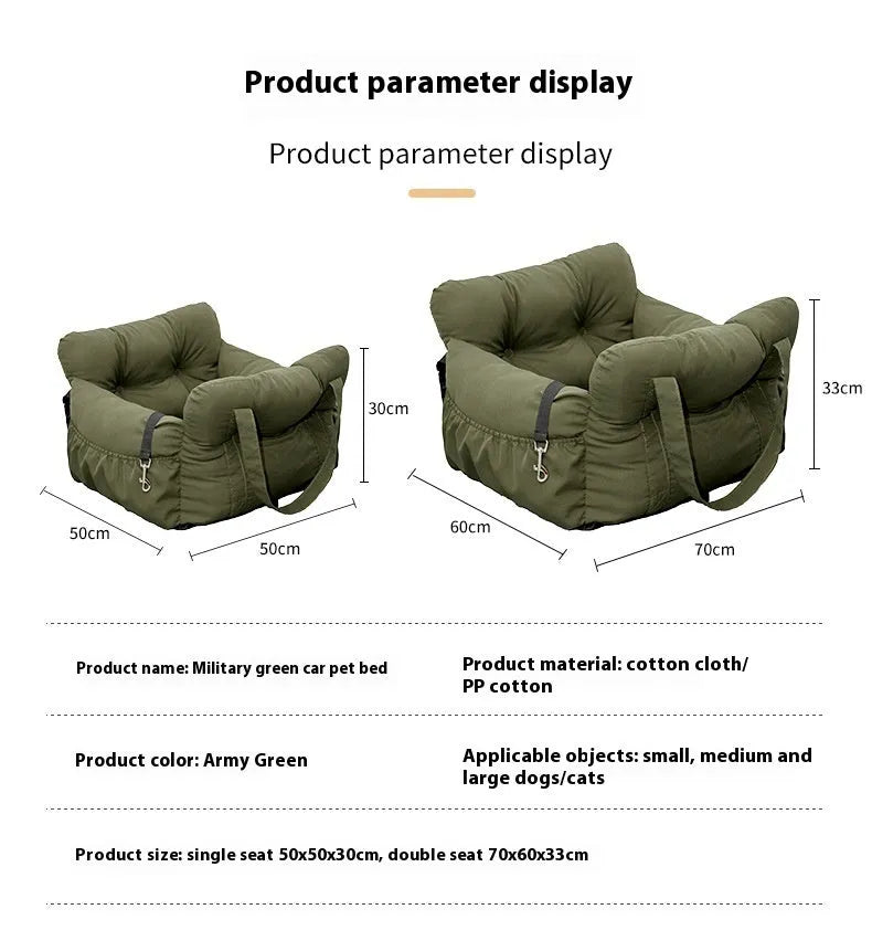 Safety Pet Cat dog car bed seat - EX-STOCK CANADA