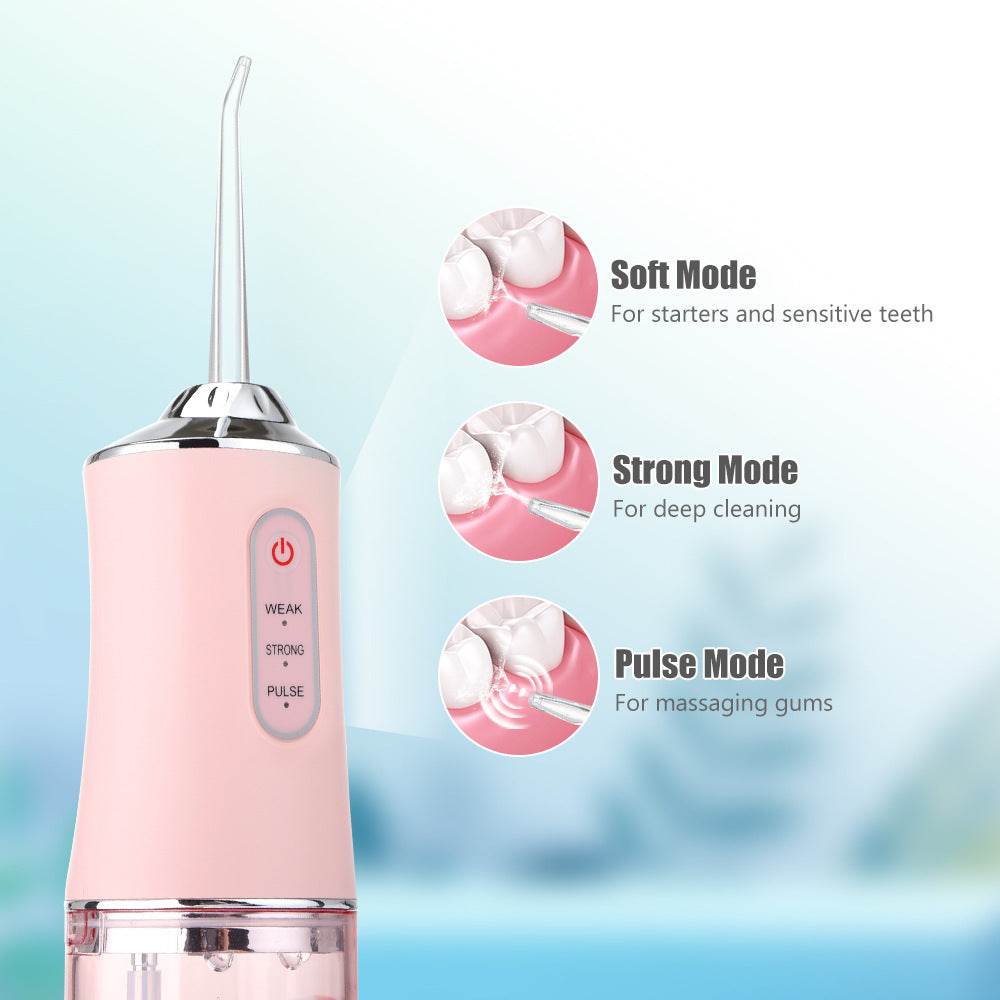 Handheld Electric Water Pick Household 3-speed Water Spray Floss Water Toothpick  EX-STOCK CANADA