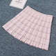 Mini Plaid Pleated High Waist Skirt A- Line Skirt - EX-STOCK Canada