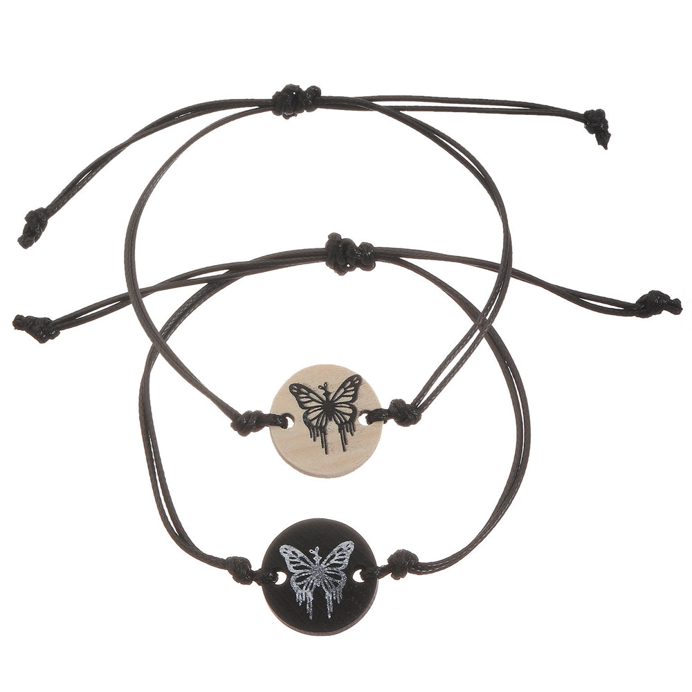 Bracelet à main tissé Sun And Moon Lovers Time Stone - EX-STOCK Canada