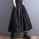 Fashion Personality New Solid Pocket Prairie Midi maxi Skirt Women - EX-STOCK Canada