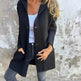 Fall Casual Single Breasted Hooded Cashmere Cardigan Jacket for women - EX-STOCK Canada