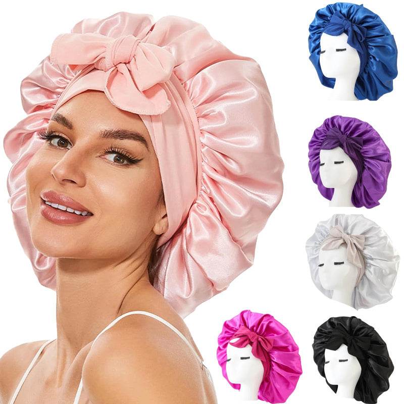 Silk Hair Bonnet For Sleeping Satin bonnet for curly hair - EX-STOCK Canada