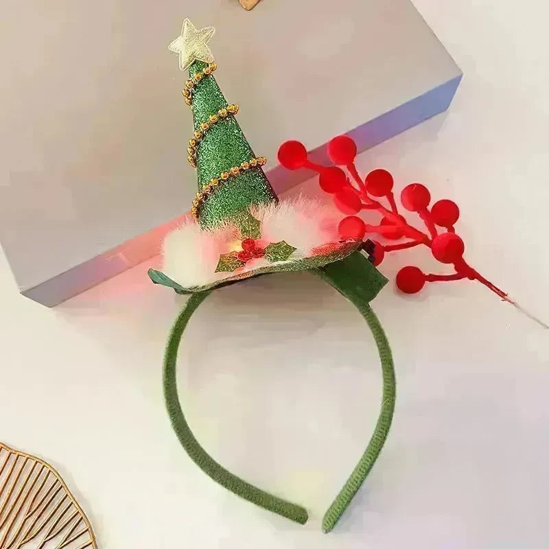 Christmas With Light Headband Snowflake Women's - EX-STOCK CANADA