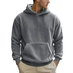 Fall Winter Fleece Plush thick Hoodie Pullover tops for men - EX-STOCK CANADA
