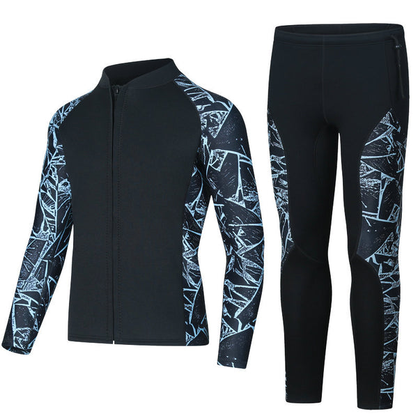 3mm Split Wetsuit | Long Sleeve Snorkeling Diving Suit Unisex Canada | S-XXXL