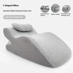 Sleeping Y-shaped Pillow Bed Watch Mobile Phone Memory Foam Pillow Neck Protector - EX-STOCK Canada