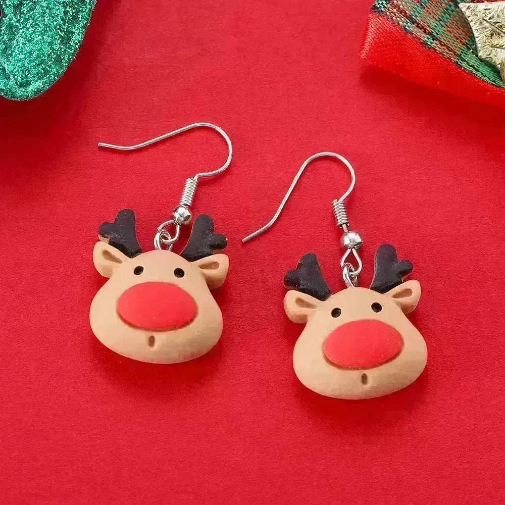 Creative Cartoon Christmas Earrings Fashion - EX-STOCK CANADA