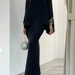 Women's Middle East Pearl Mop Dress Suit Arabtop and Blouse Elegant Matching ArabTop and Skirt suit Arab2 piece outfit - EX-STOCK Canada