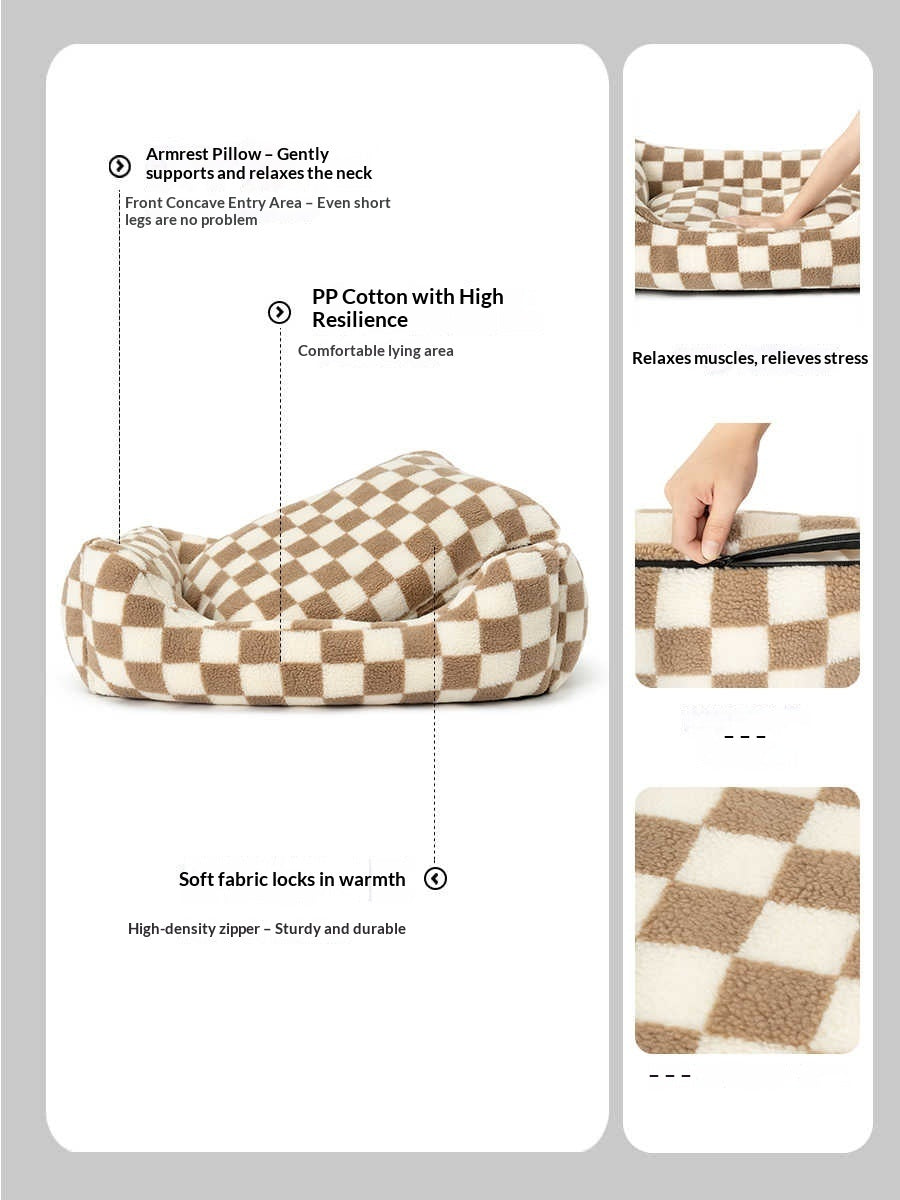 Warm Dog Kennel With Lambswool In Winter | EX-STOCK product gallery photo 5
